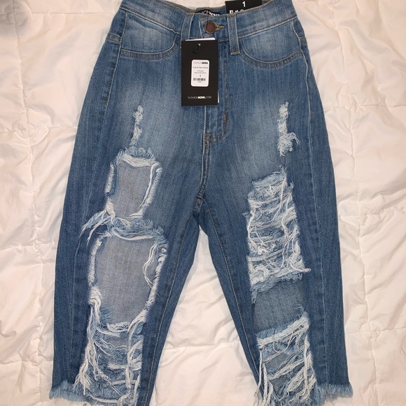 Fashion Nova Pants - Lost At Sea Shorts